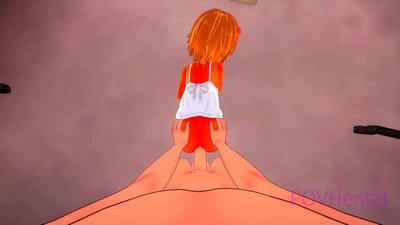 عنصر الوحش فتاة اللهب